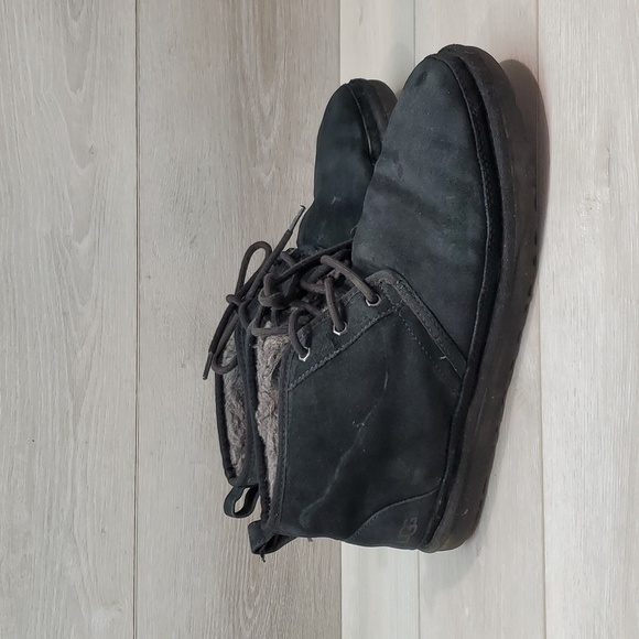 Ugg Australia Mens Neumel 3236 Ankle Leather Sheepskin Chukka Boots shoes - Picture 2 of 13